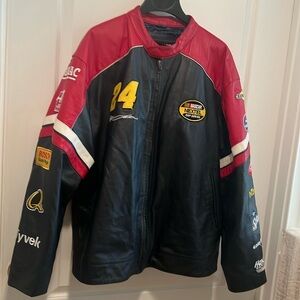 WILSONS LEATHER Genuine Leather NASCAR Cup Series Jkt. Great condition! SZ:XXL